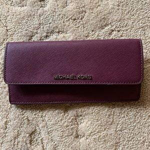 Merlot Michael Kors wallet